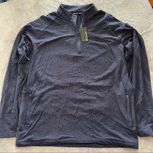 Travis Mathew Golf 1/4 Zip Pullover Navy Large